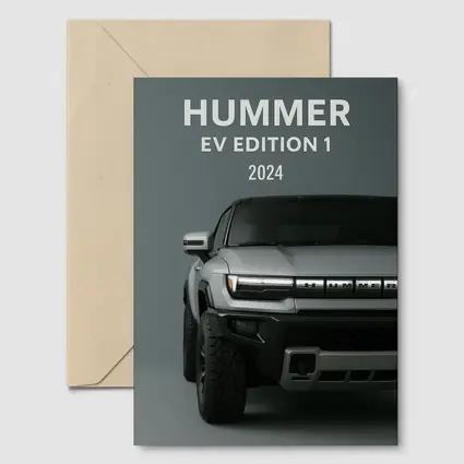 Hummer EV Edition One Silver Truck Front