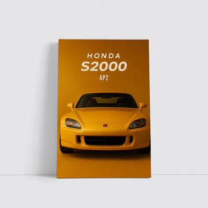 Honda S2000 AP2 Yellow Studio Shot