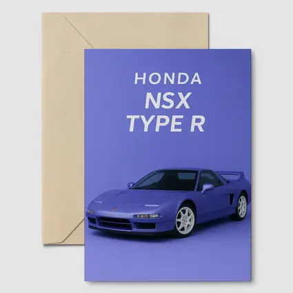 Honda NSX Type R Blue Studio