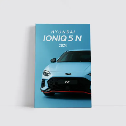 Hyundai Ioniq Five N Front View Blue