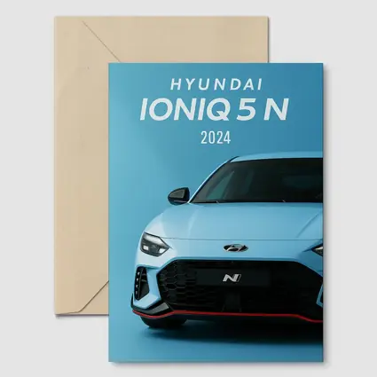 Hyundai Ioniq Five N Front View Blue