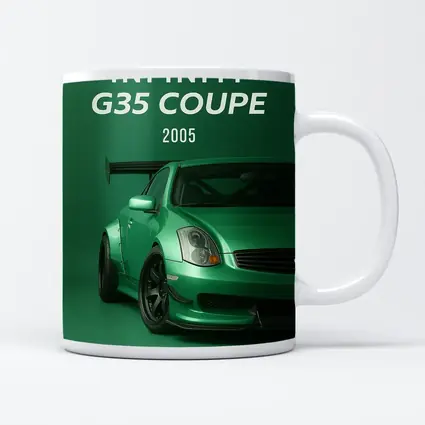 Infiniti G35 Coupe Green Drift Style