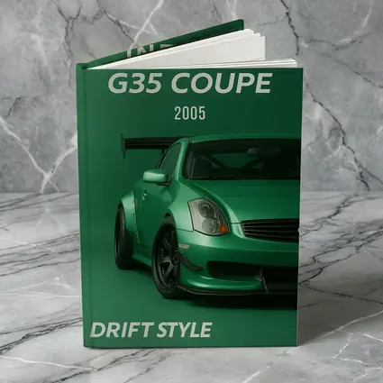 Infiniti G35 Coupe Green Drift Style
