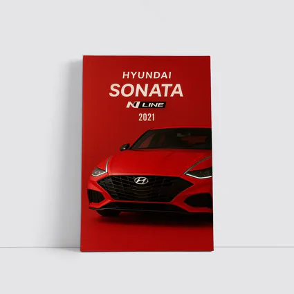 Hyundai Sonata N Line Red Studio