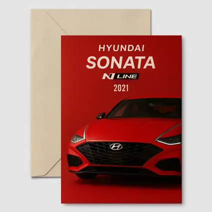Hyundai Sonata N Line Red Studio