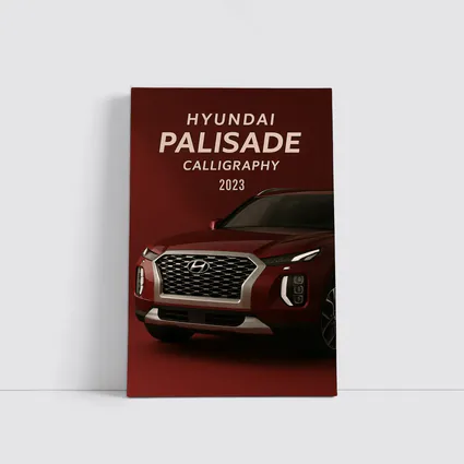Hyundai Palisade Calligraphy SUV Dark Red