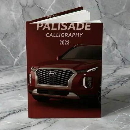Hyundai Palisade Calligraphy SUV Dark Red
