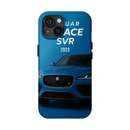 Jaguar F-Pace SVR Blue Studio Shot