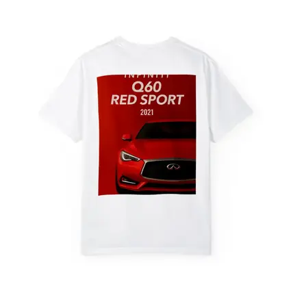 Infiniti Q60 Red Sport Front View
