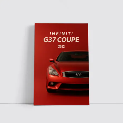 Infiniti G37 Coupe Red Minimal Background