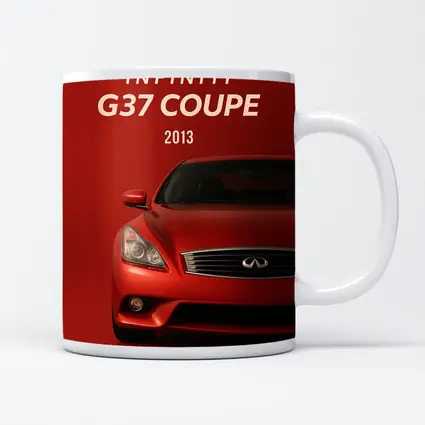Infiniti G37 Coupe Red Minimal Background
