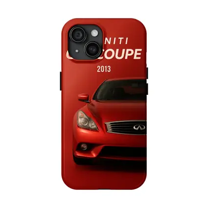 Infiniti G37 Coupe Red Minimal Background