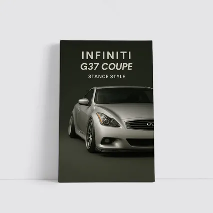Infiniti G37 Coupe Stance Style Silver