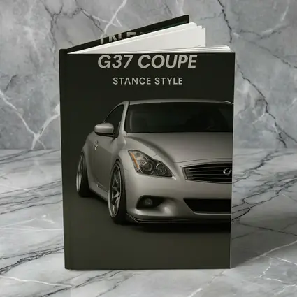 Infiniti G37 Coupe Stance Style Silver