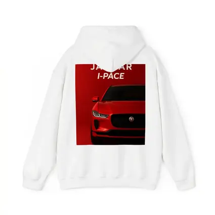 Jaguar I-Pace Red Electric SUV Art