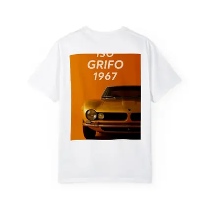 Iso Grifo 1967 Classic Car Orange Background