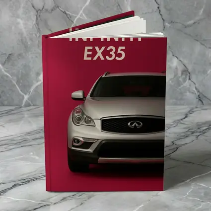 Infiniti EX35 Silver Car Red Background