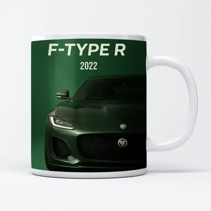 Jaguar F-Type R Green Sports Car Front