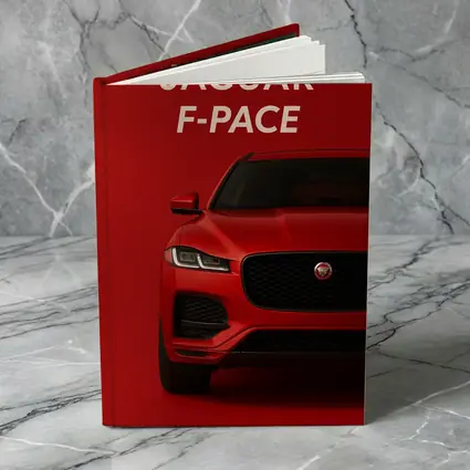 Jaguar F-Pace Red SUV Front View