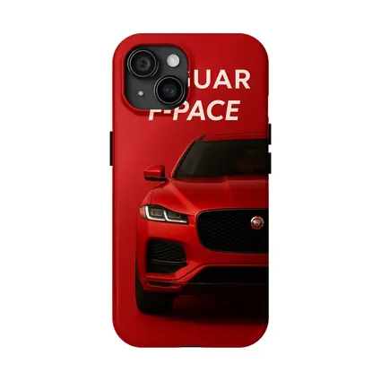 Jaguar F-Pace Red SUV Front View
