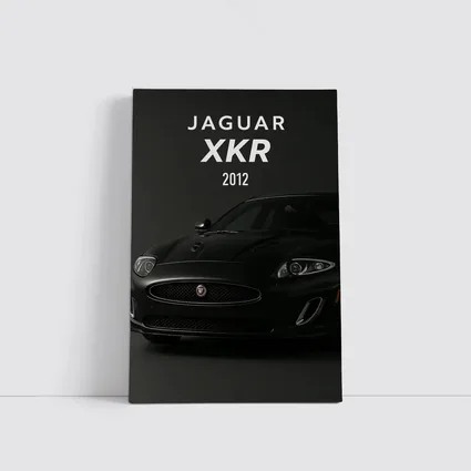 Jaguar XKR 2012 Black Sports Car Dark