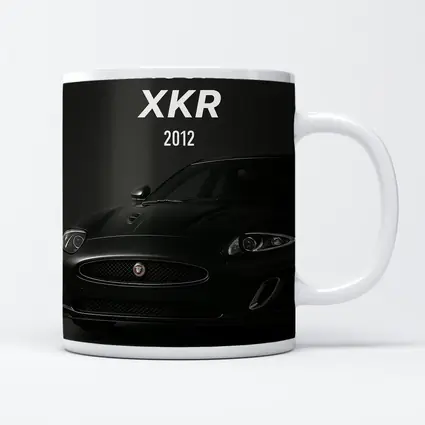 Jaguar XKR 2012 Black Sports Car Dark