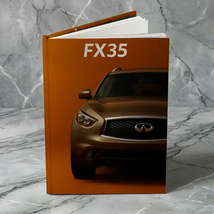 Infiniti FX35 SUV Bold Orange Background