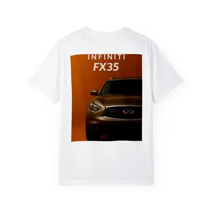 Infiniti FX35 SUV Bold Orange Background