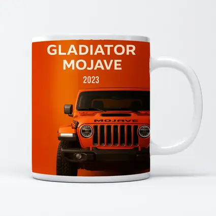 2023 Jeep Gladiator Mojave Orange Wall Art