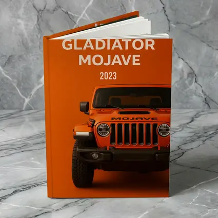 2023 Jeep Gladiator Mojave Orange Wall Art