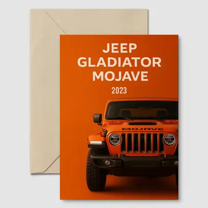 2023 Jeep Gladiator Mojave Orange Wall Art