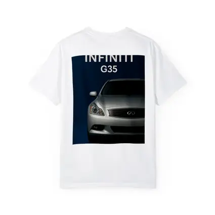 Infiniti G35 Silver Front View Dark Blue