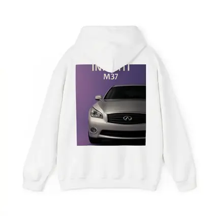 Infiniti M37 Silver Car Purple Background