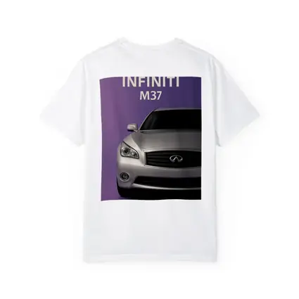 Infiniti M37 Silver Car Purple Background