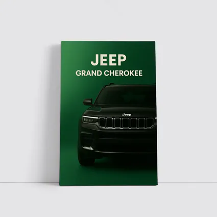 Jeep Grand Cherokee Dark Green Front View