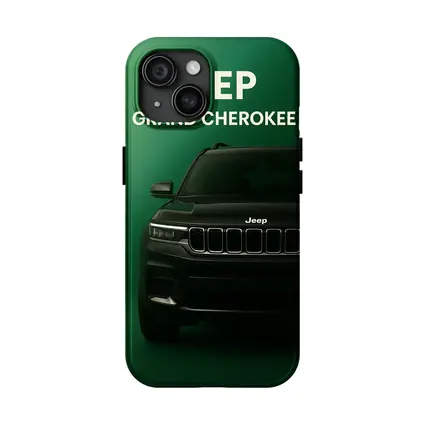Jeep Grand Cherokee Dark Green Front View