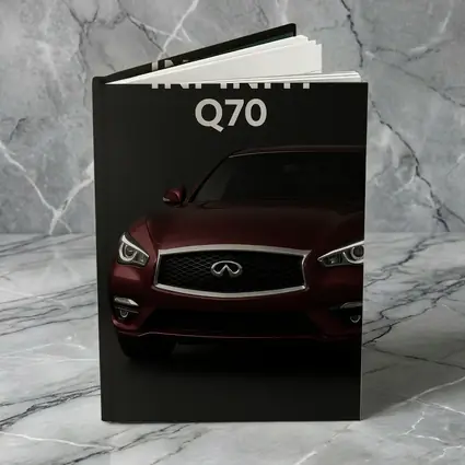 Infiniti Q70 Dark Studio Front View