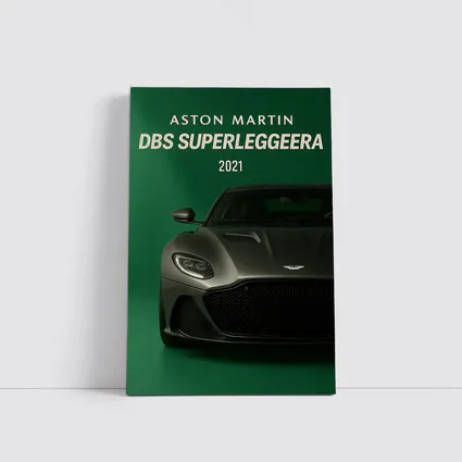 Aston Martin DBS Superleggera Green Background