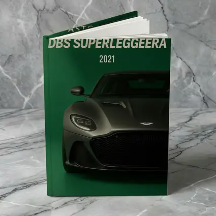 Aston Martin DBS Superleggera Green Background