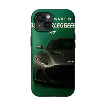 Aston Martin DBS Superleggera Green Background
