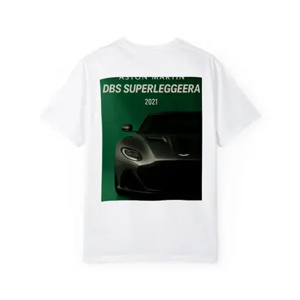 Aston Martin DBS Superleggera Green Background