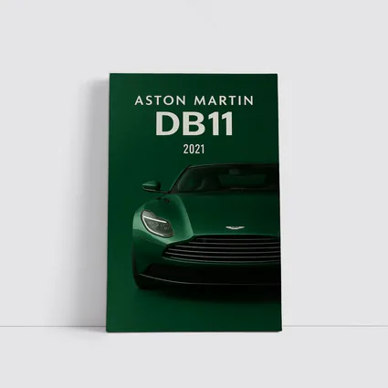 Aston Martin DB11 Green Dark Background