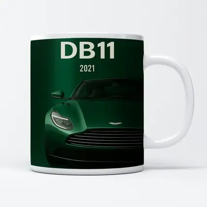 Aston Martin DB11 Green Dark Background