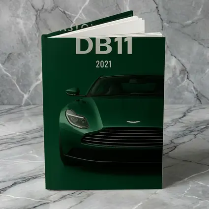 Aston Martin DB11 Green Dark Background