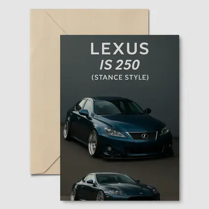 Lexus IS 250 Stance Style Blue Cars