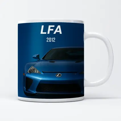 Lexus LFA 2012 Blue Supercar Art