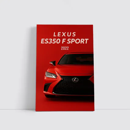 Lexus ES350 F Sport Red Bold Front