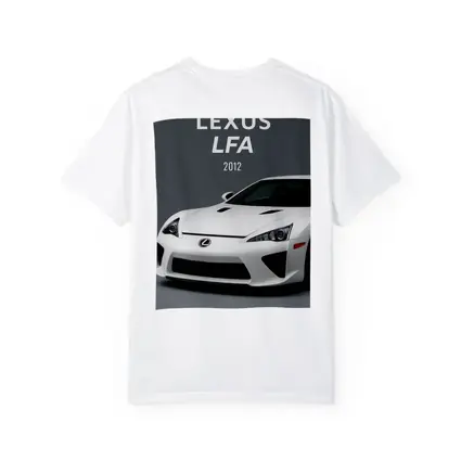 Lexus LFA White Supercar Gray Background