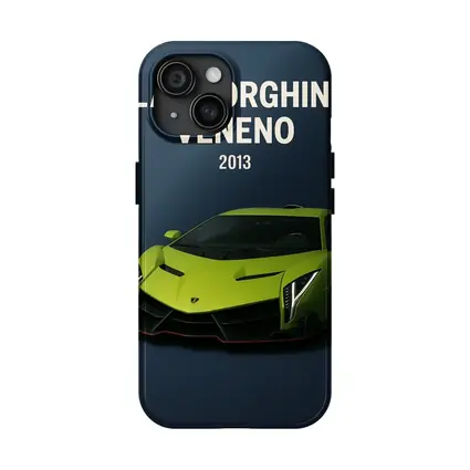Lamborghini Veneno Green Supercar Dark Background