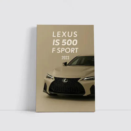Lexus IS 500 F Sport Beige Studio